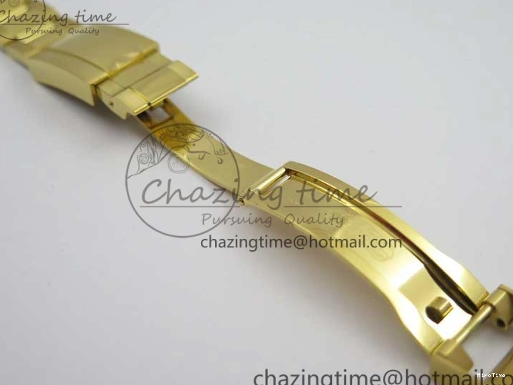 MiroTime 0306 Daytona 116589RBOW YG Rainbow Crystal BLF Best Edition Black Dial on YG Bracelet A SmoothTexture 3175